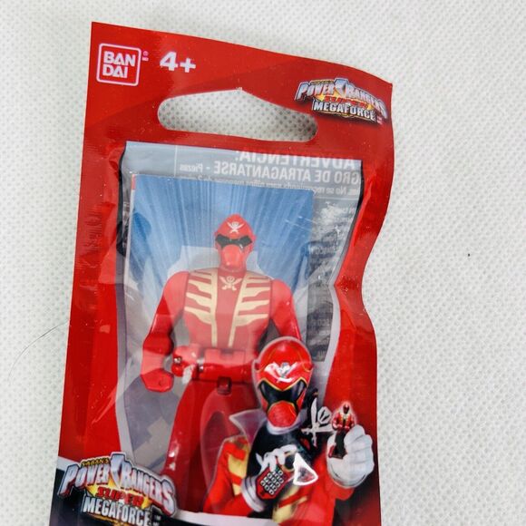 Power Rangers Super Megaforce Legendary Red Key Pack 2014 Bandai SDCC Polybag - Picture 2 of 3